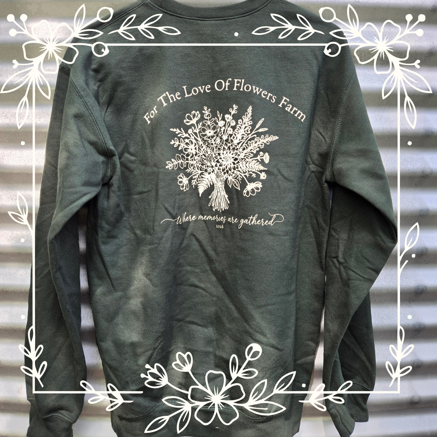 green crewneck